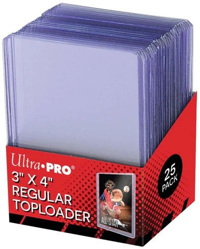 Ultra Pro Clear Regular Toploader – 25 stuks