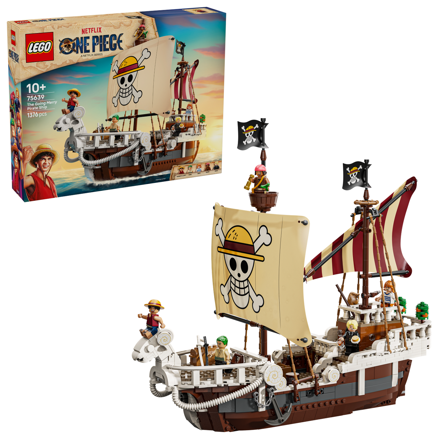 LEGO ONE PIECE het piratenschip Going Merry 75639